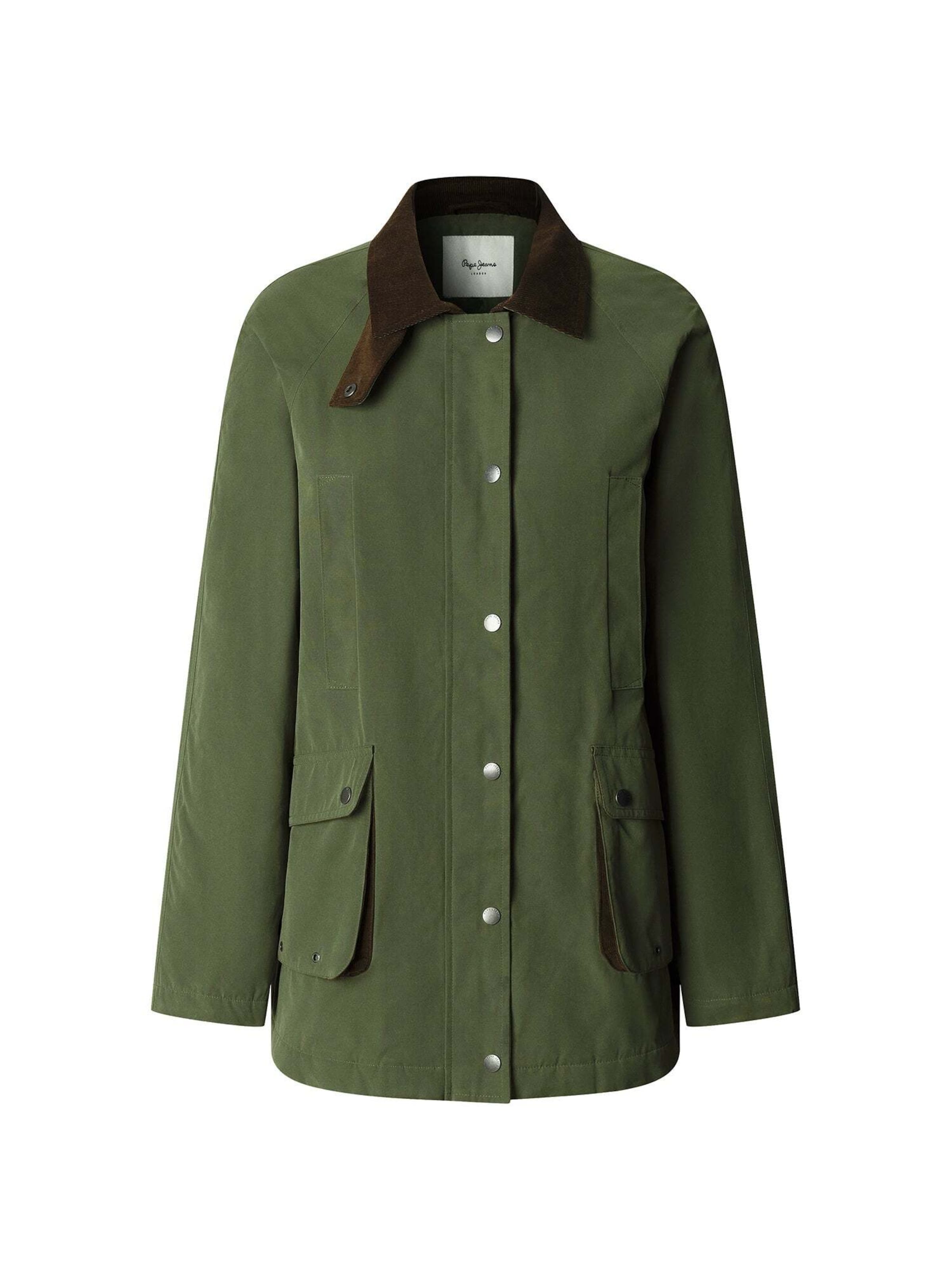 Pepe Jeans Tussenjas 'TESS' in Groen: voorkant