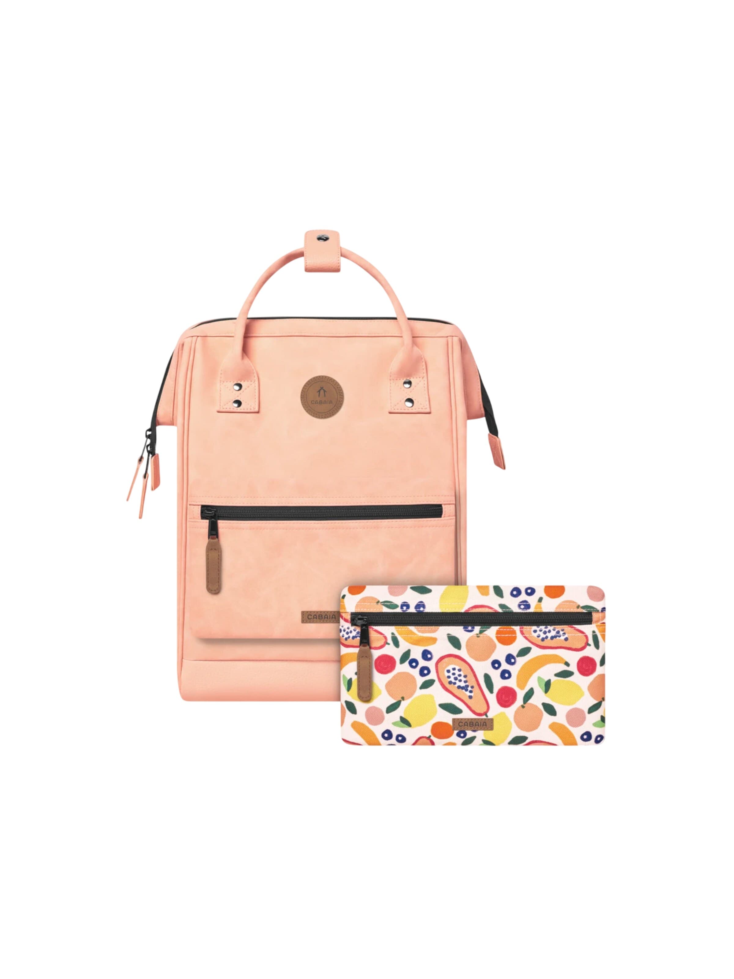 Cabaia Backpack 'Como M' in Pink: front