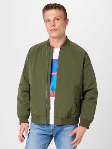 LEVI'S ® Демисезонная куртка 'Filbert Flight Jacket' в Зеленый: спереди