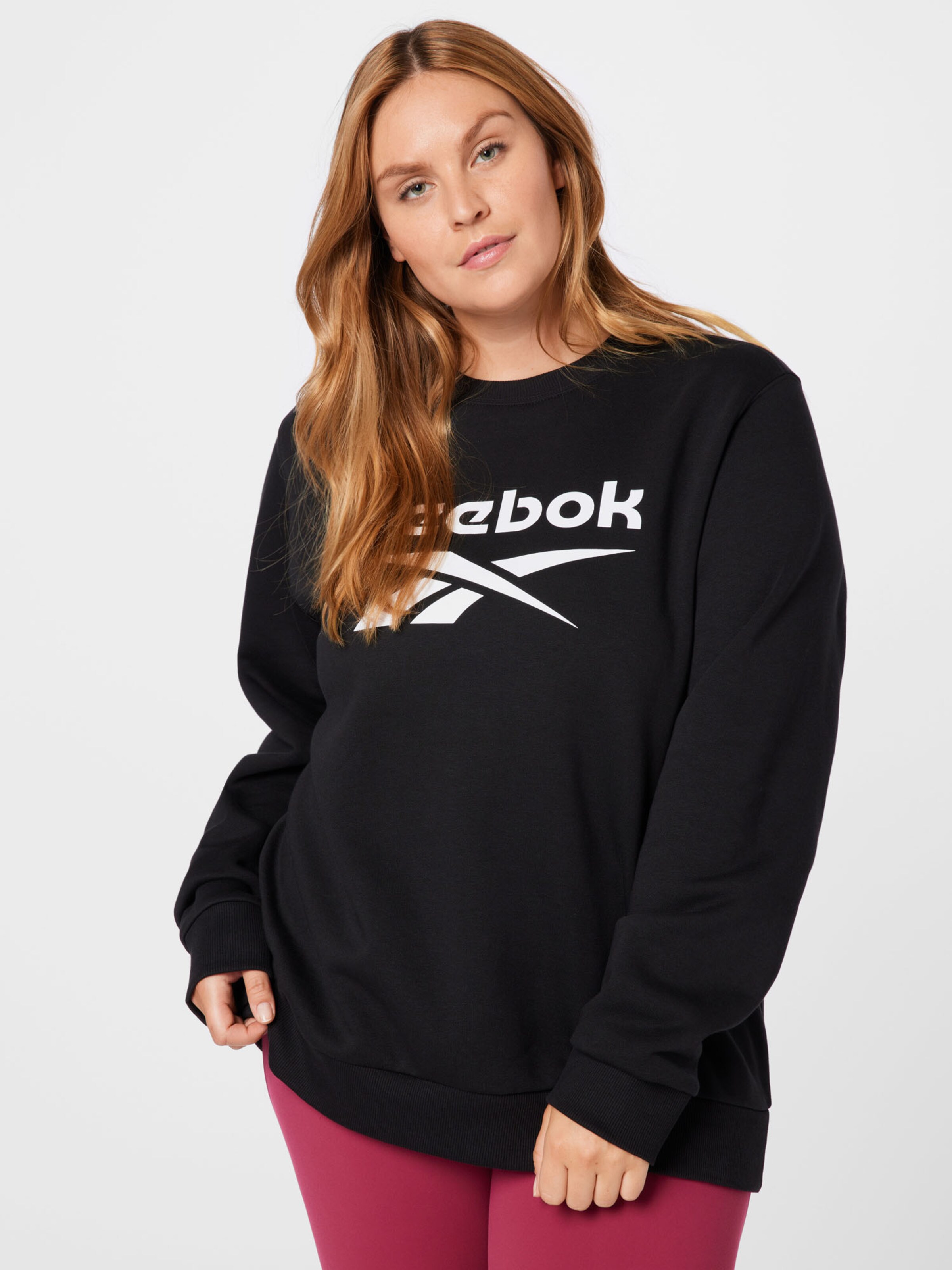 Frauen Sportarten Reebok Sport Sportsweatshirt in Schwarz - YT50697 Frauen Sportarten Reebok Sport Sportsweatshirt in Schwarz - YT50697