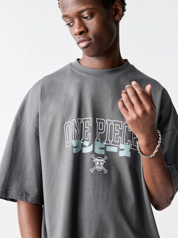 Pull&Bear Tričko – šedá