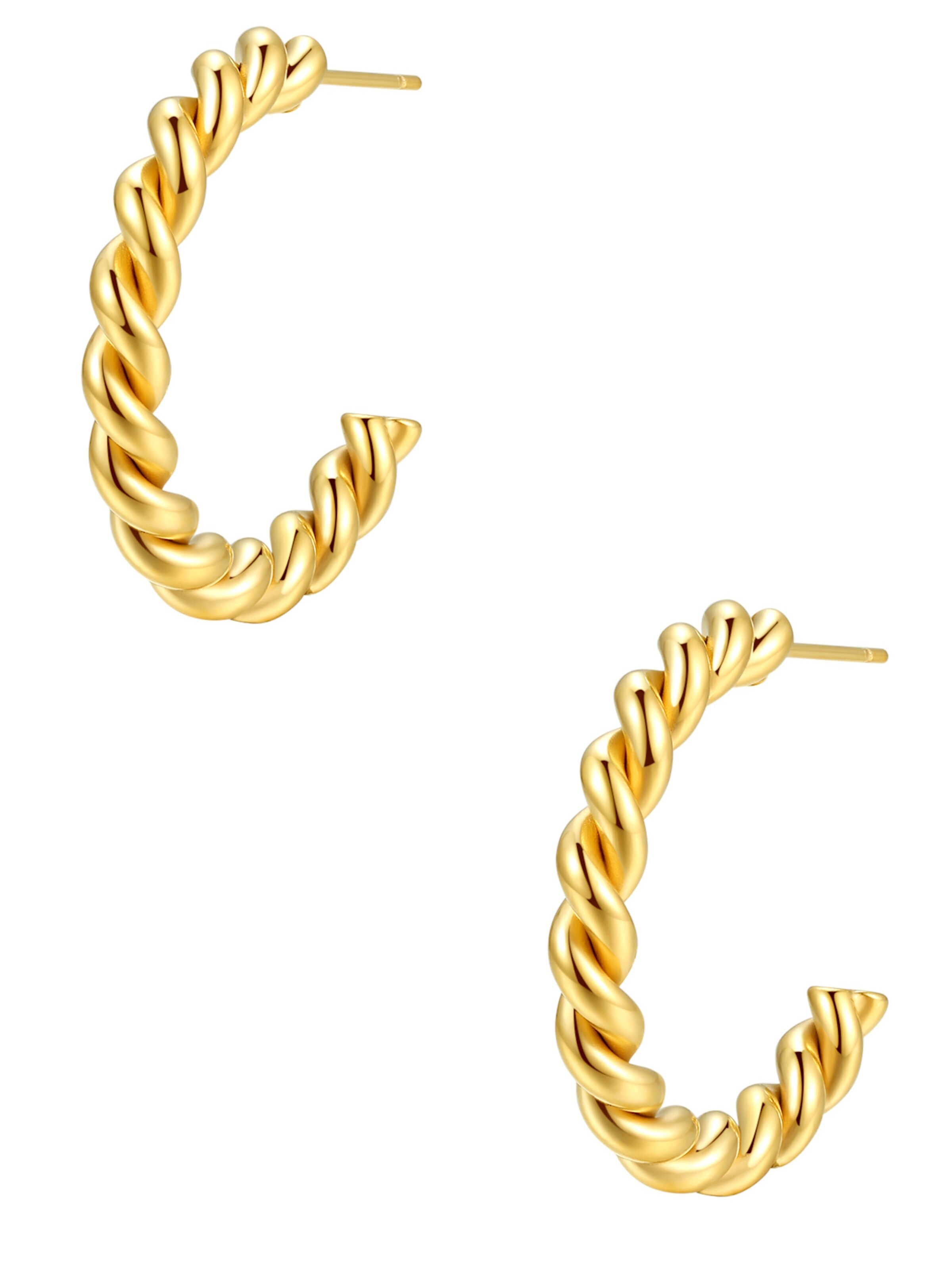 Hey Happiness Earrings 'Torsade' in Gold
