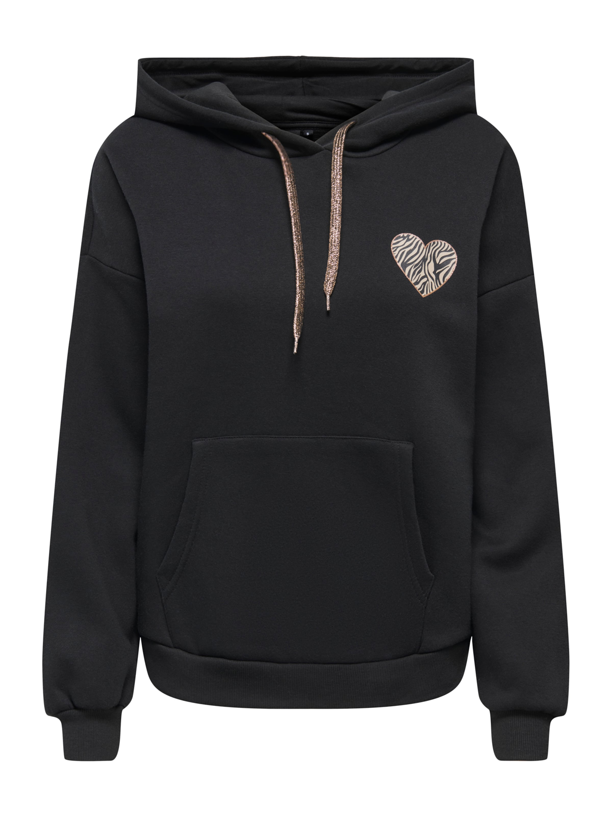 melns ONLY Sportisks džemperis 'ONLDAZE': no priekšpuses