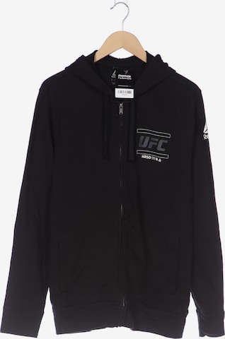 Reebok Sweatshirt & Zip-Up Hoodie in L in Black: front