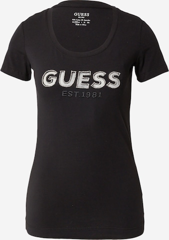 GUESS T-Shirt in Schwarz: predná strana