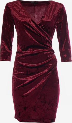 Awesome Apparel Dress in Red: front