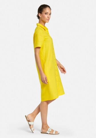 Peter Hahn Shirt Dress in Yellow