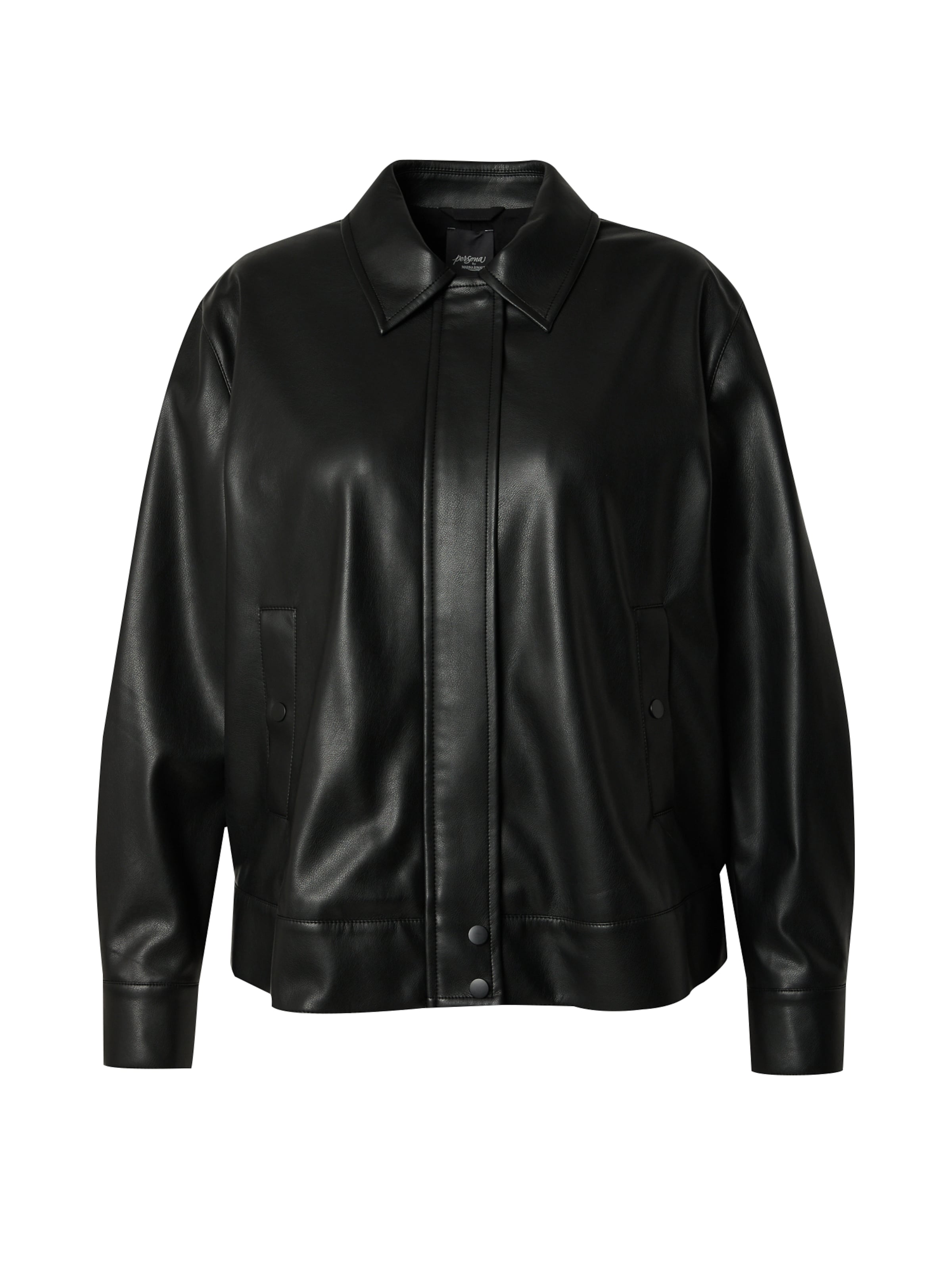 Persona by Marina Rinaldi Övergångsjacka 'PAMIR' i svart: framsida