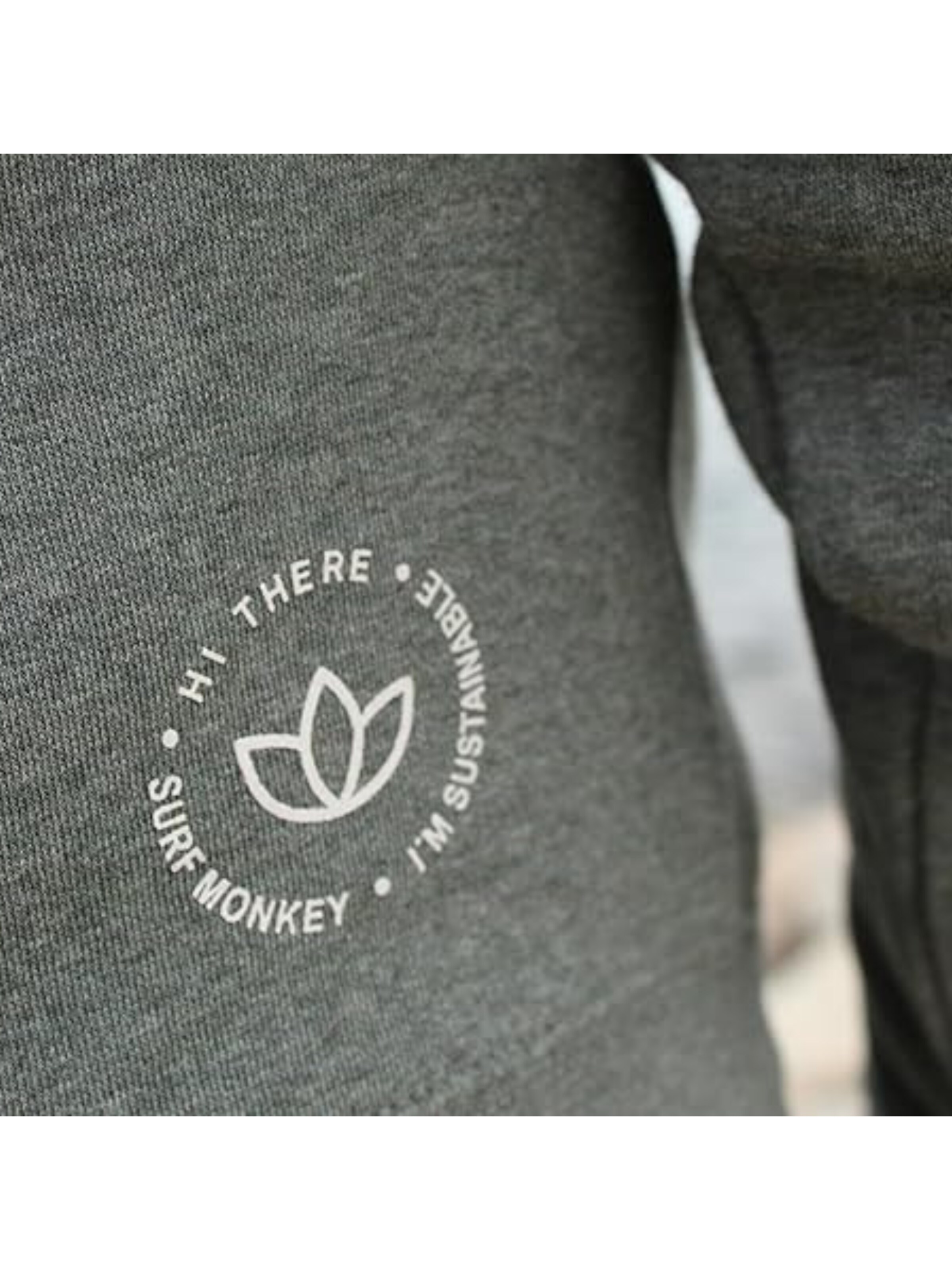 Sweat-shirt Surf Monkey en vert