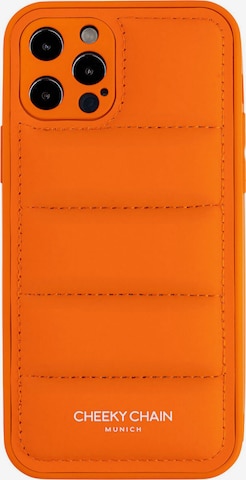 Cheeky Chain Munich Smartphonehülle 'iPhone 12' in Orange: Vorderseite