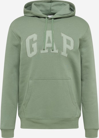 GAP Sweatshirt in Groen: voorkant