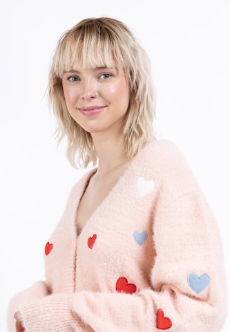 MYMO Knit Cardigan in Pink