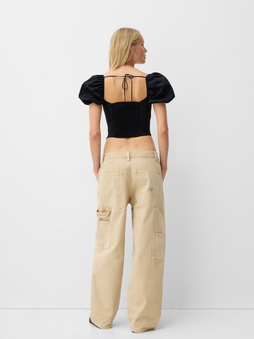 Camicia da donna di Bershka in nero