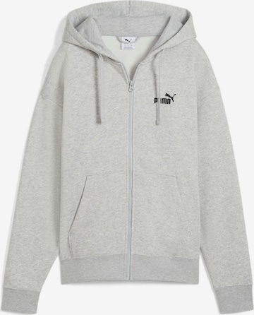 PUMA Bluza rozpinana sportowa 'Ess No. 1' w kolorze szary: przód