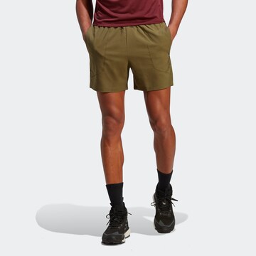 ADIDAS TERREX Regular Outdoorshorts 'Multi' in Grün: predná strana