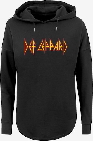 F4NT4STIC Sweatshirt 'Def Leppard' in Schwarz: Vorderseite