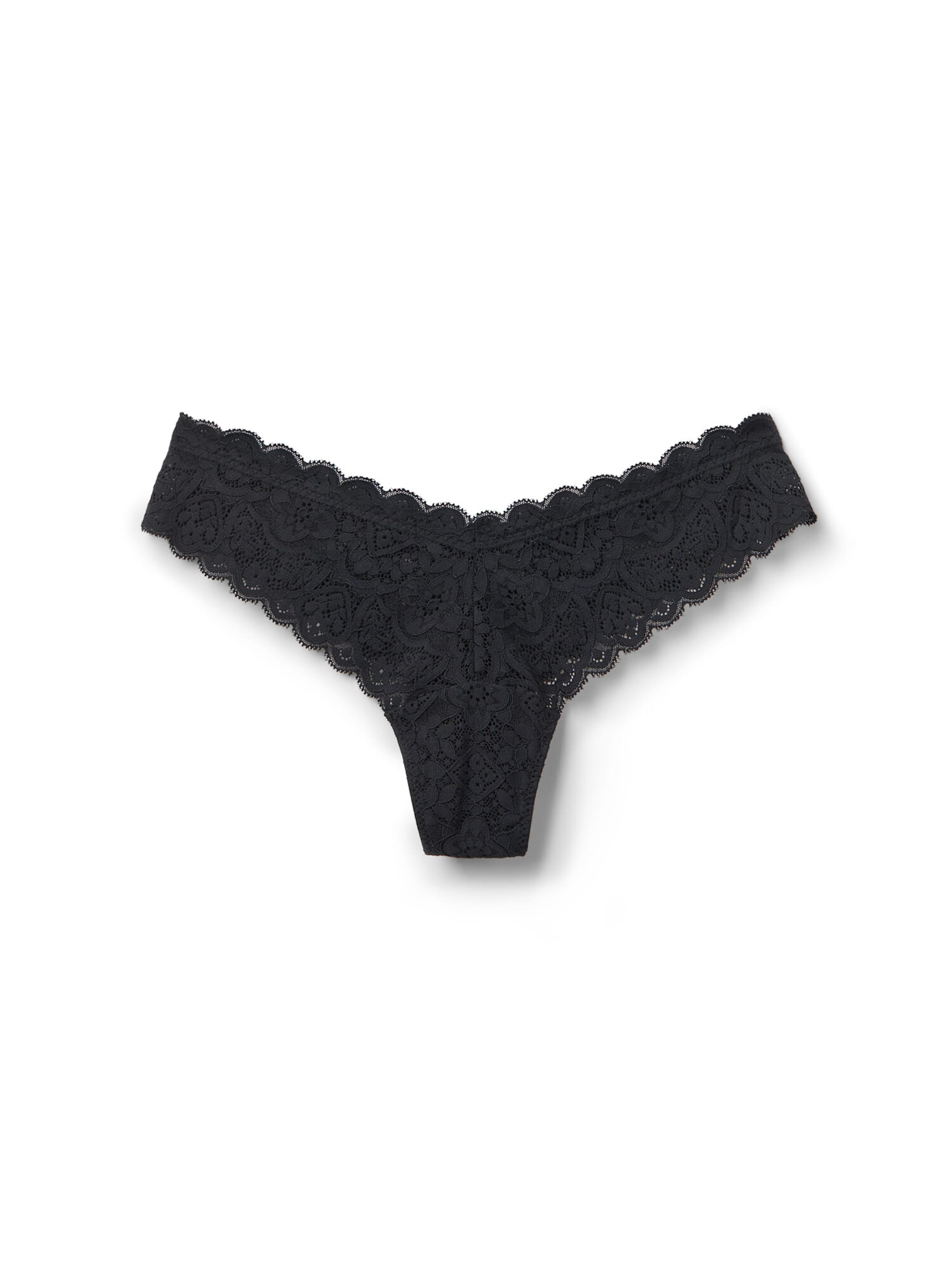 INTIMISSIMI Thong in Black: front