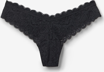INTIMISSIMI Thong in Black: front