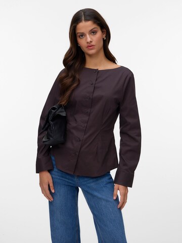 VERO MODA Blouse 'Alva' in Brown: front
