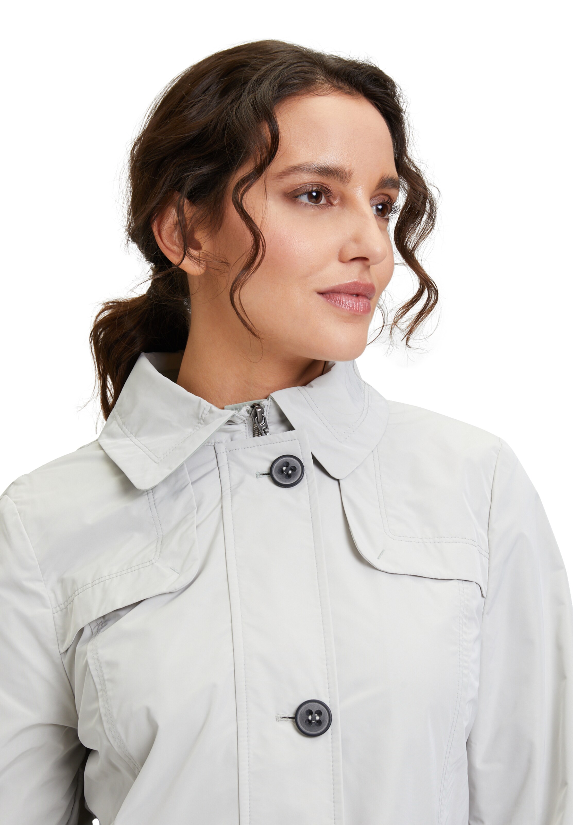 GIL BRET Mantel in Weiß