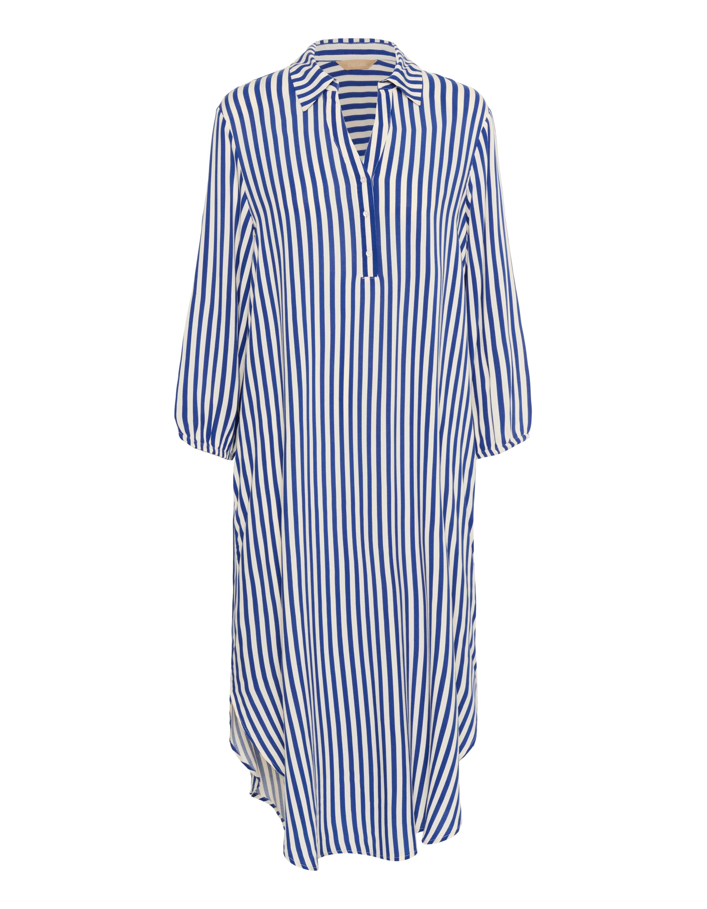 CULTURE Blusekjole 'Denia' i blå: forside