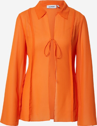 WEEKDAY Bluse 'Willow' in orange, Produktansicht