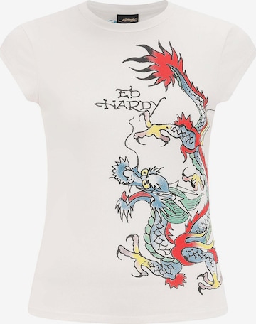 Ed HardyMajica 'Rawling Dragon' - bijela boja: prednji dio