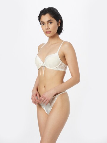 Calvin Klein Underwear Push-up Rintaliivi värissä beige