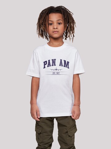 T-Shirt 'Pan Am College Est 1927' F4NT4STIC en blanc : devant