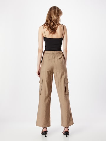 SISTERS POINT - Pierna ancha Pantalón cargo 'ELLA' en beige