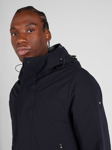 Manteau d’hiver 'PLANCK' Krakatau en noir