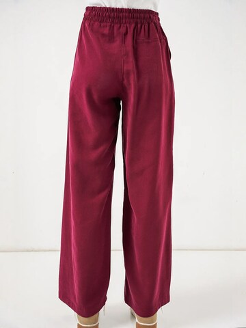 Bigdart Wide leg Trousers in Red