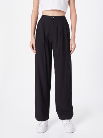 Moves Loose fit Pleat-front trousers 'Nimma' in Black: front