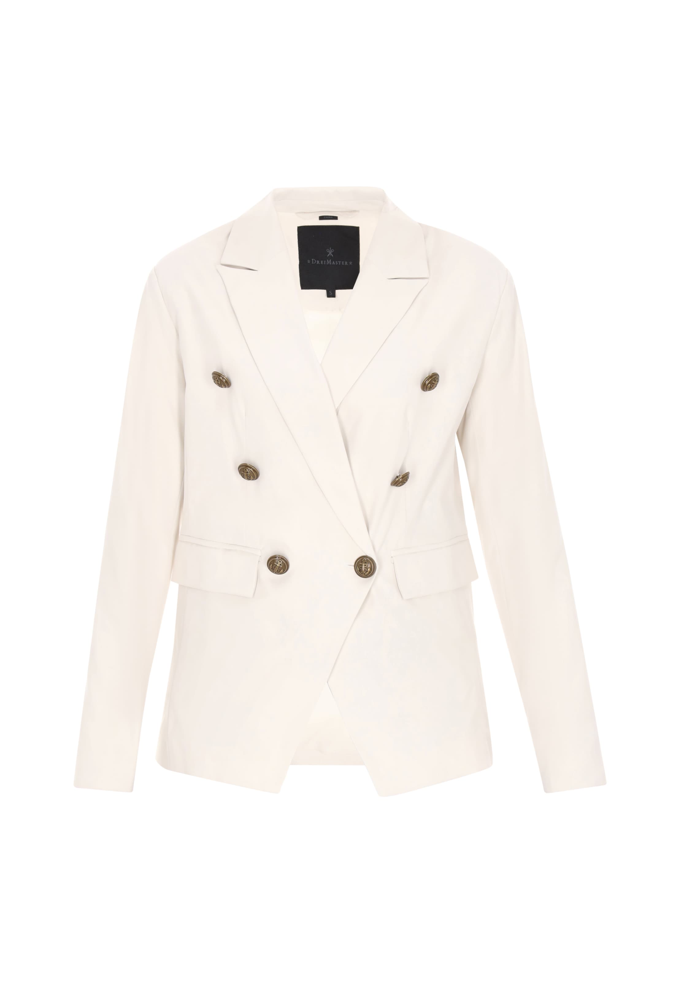DreiMaster Klassik - Blazer 'Classic' em branco: frente