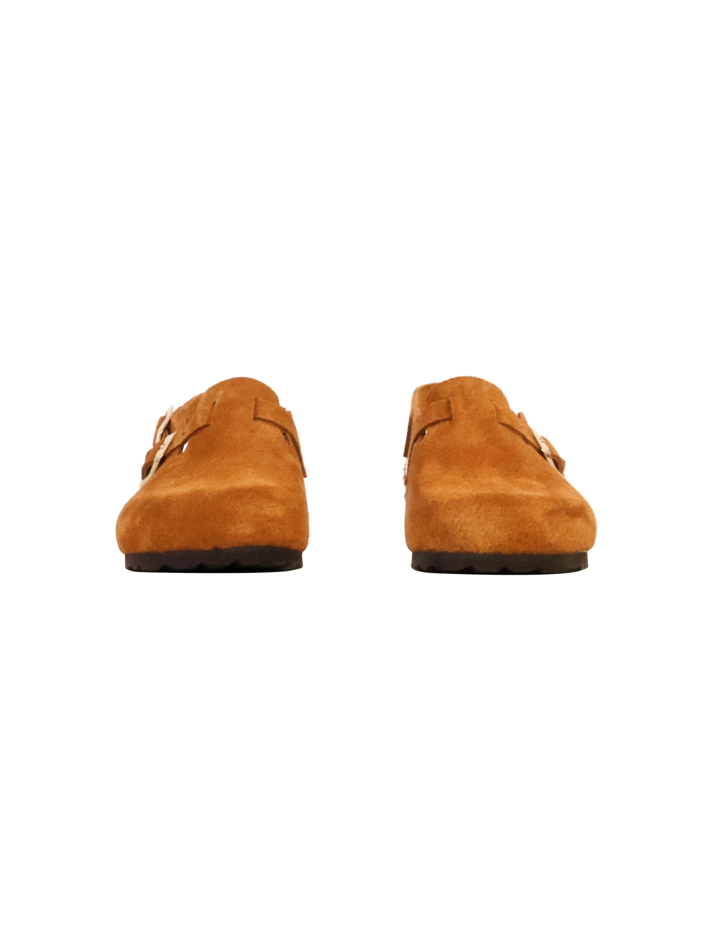 Pantoufle 'Kinder-Pantolette aus Leder Noga Boreali BS Edge' The Divine Factory en marron