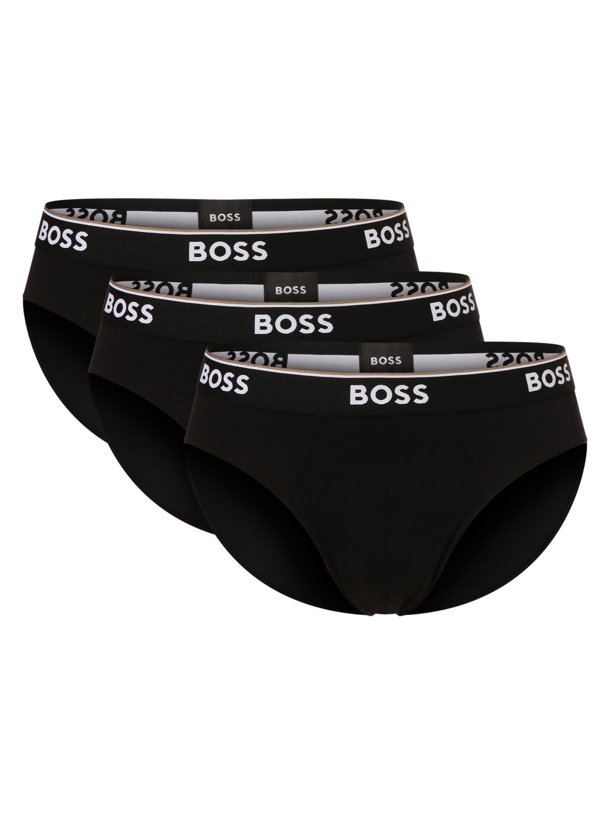 BOSS Slip in Zwart: voorkant