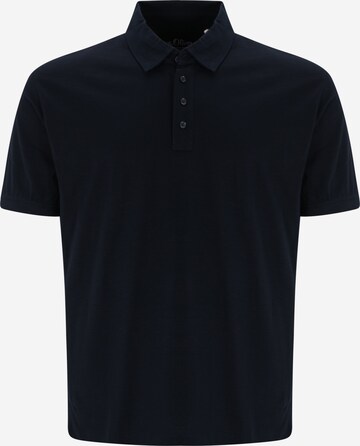 s.Oliver Men Big Sizes Shirt in Blue: front