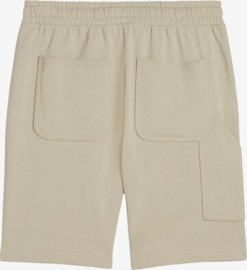 PUMA Regular Workout Pants in Beige