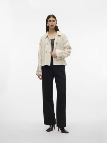 VERO MODA Overgangsfrakke i hvid