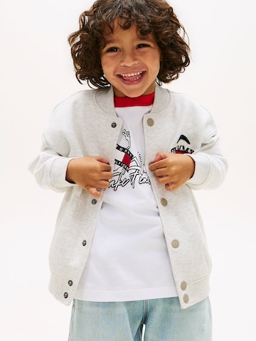 Veste de survêtement TOMMY HILFIGER en gris : devant