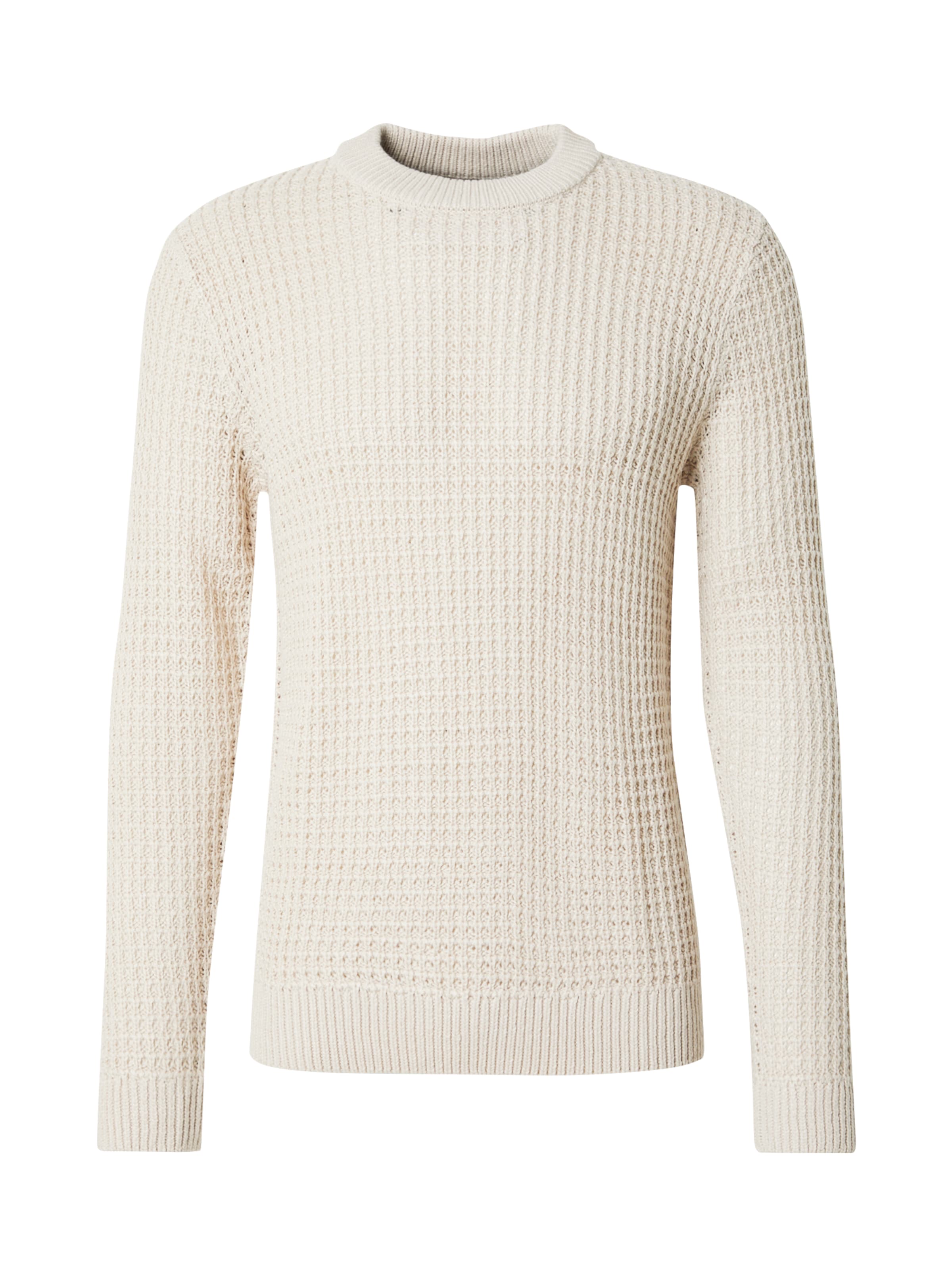 Pull-over 'JREBCARTER' JJ Rebel en beige : devant