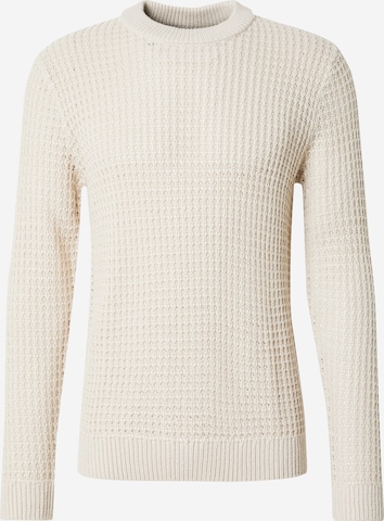 JJ Rebel Sweater 'JREBCARTER' in Beige: front