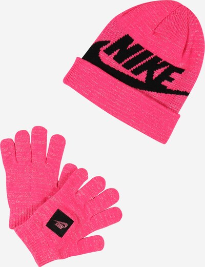 Nike Sportswear Set in pinkmeliert / schwarz, Produktansicht