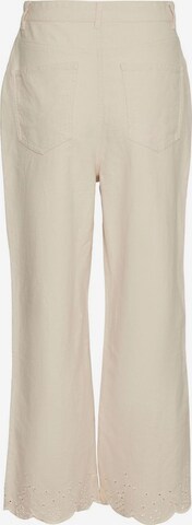 VERO MODA Wide Leg Jeans in Beige: predná strana