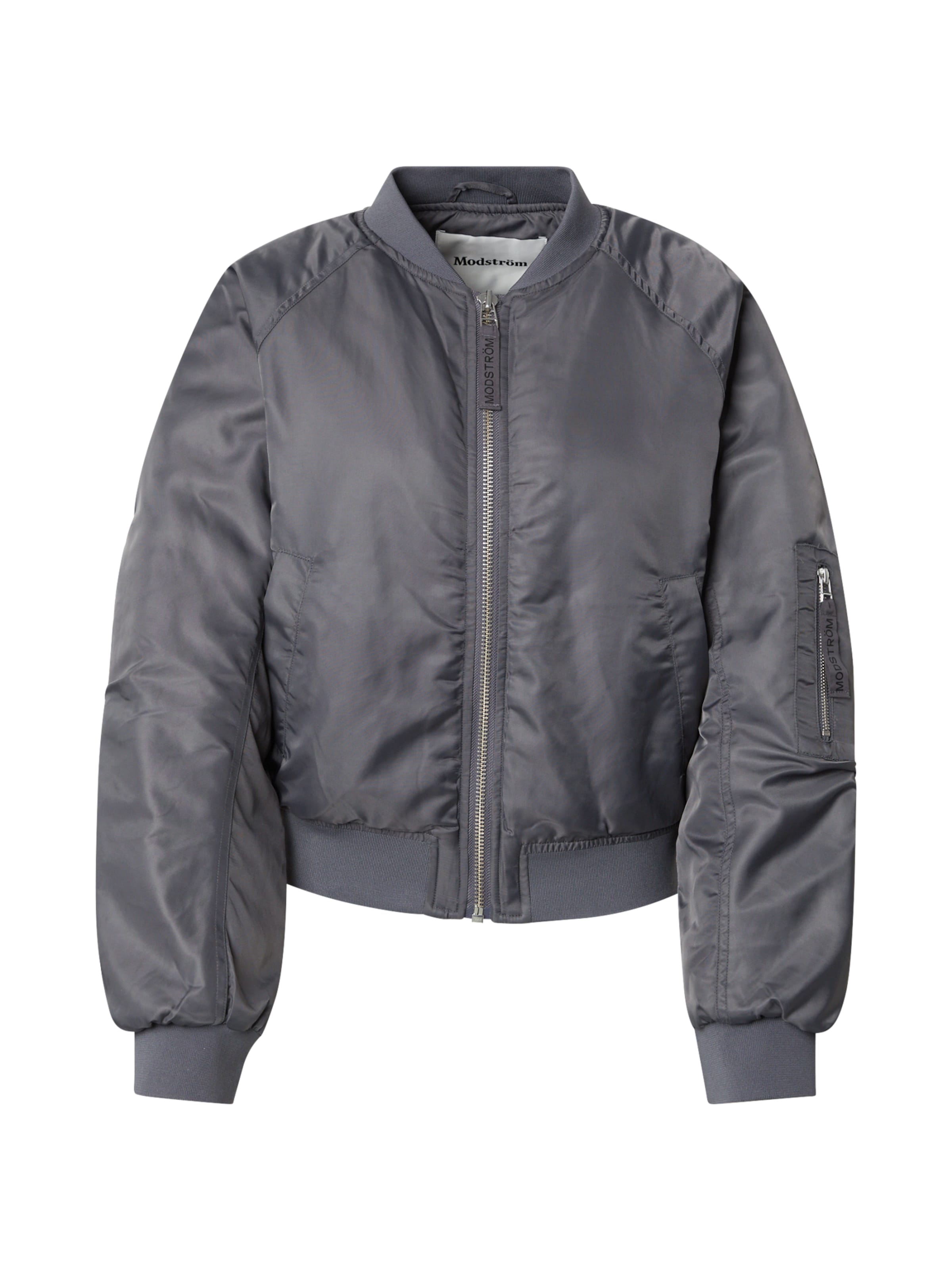 modström Prechodná bunda 'Jeromo' - Sivá: predná strana