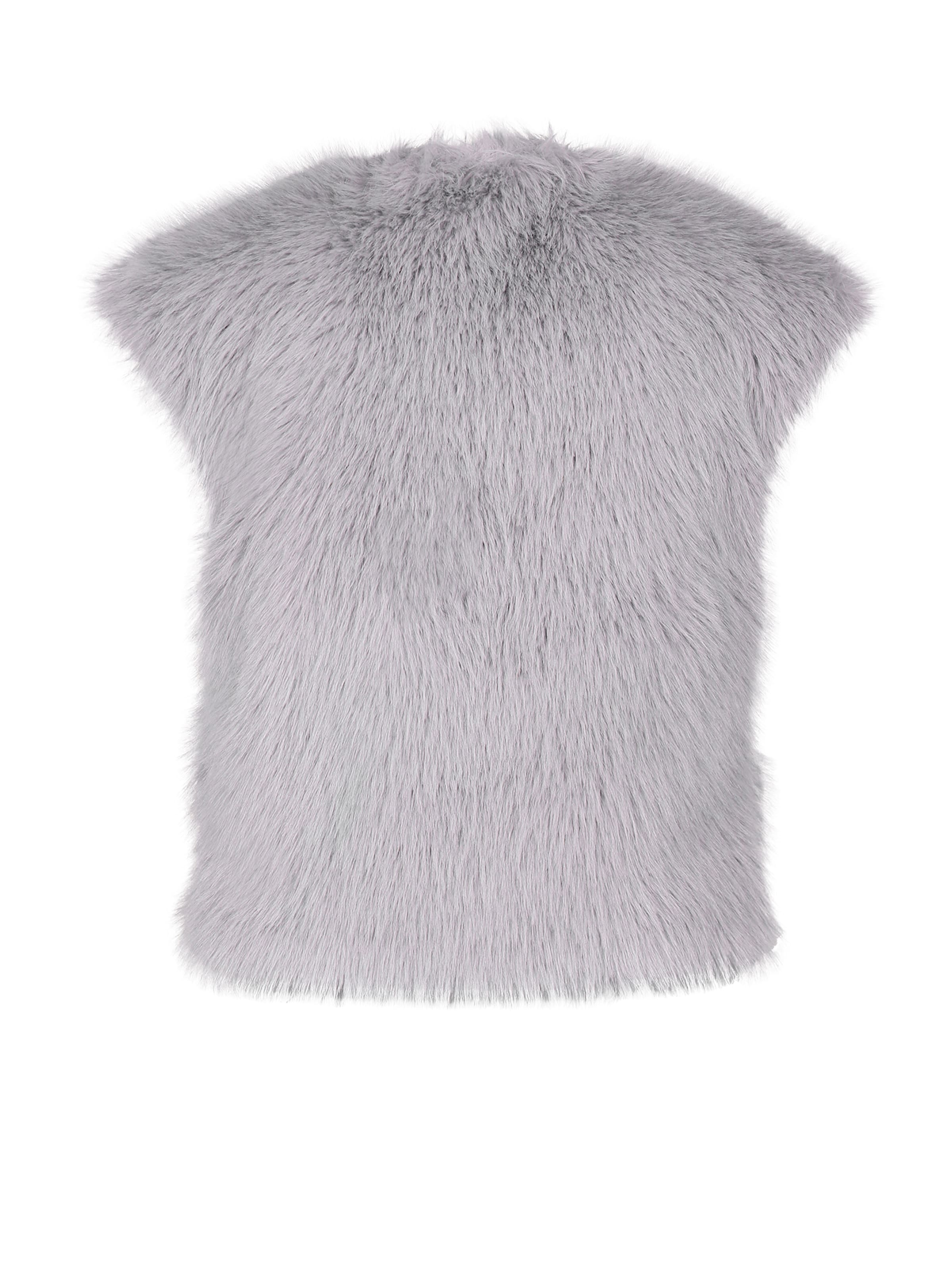 FREAKY NATION - Chaleco ' Cozy Fake Fur Vest ' en gris