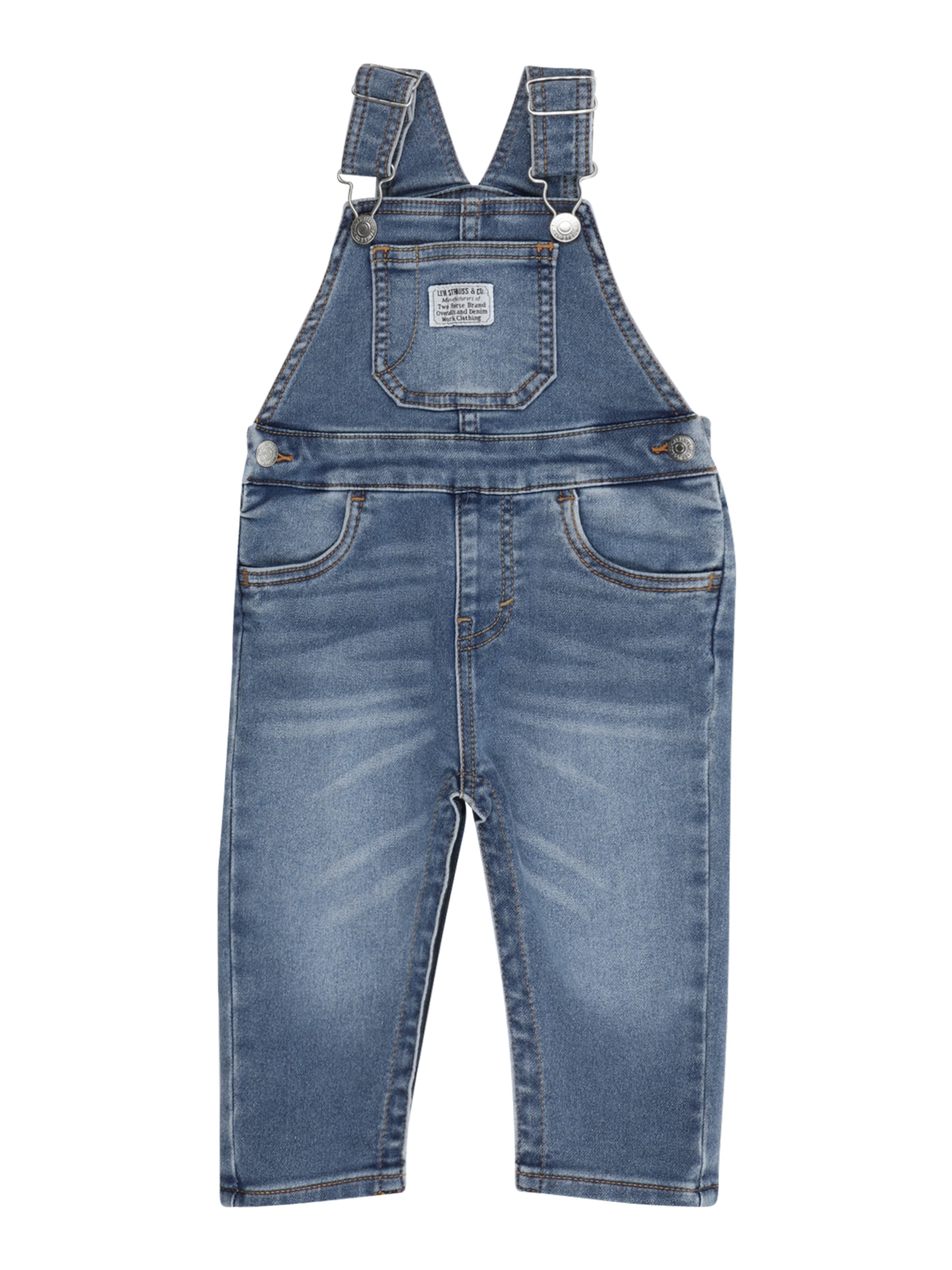 LEVI'S ® Štandardný strih Nohavice na traky 'MY FIRST' - Modrá: predná strana