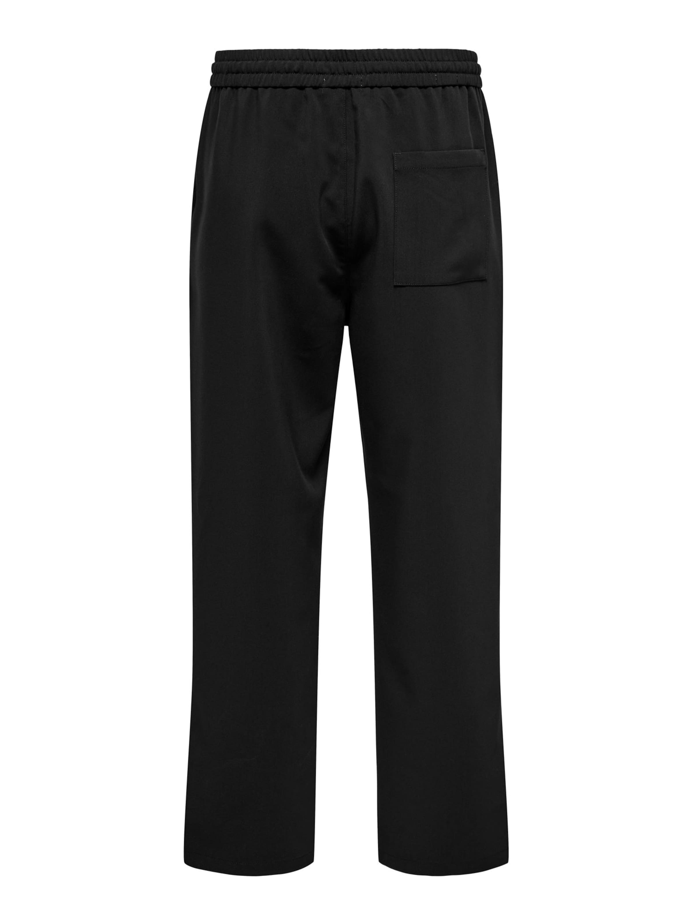 Only & Sons Свободный крой Брюки со складками 'WILL' в Черный