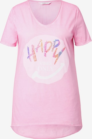 T-shirt Angel of Style en rose : devant