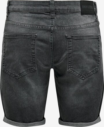 Only & Sons Regular Jeans 'Ply' in Grijs